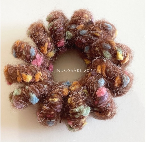 Spiral Wool Ponytail Holders Set of 6 NWT - Picture 13 of 13